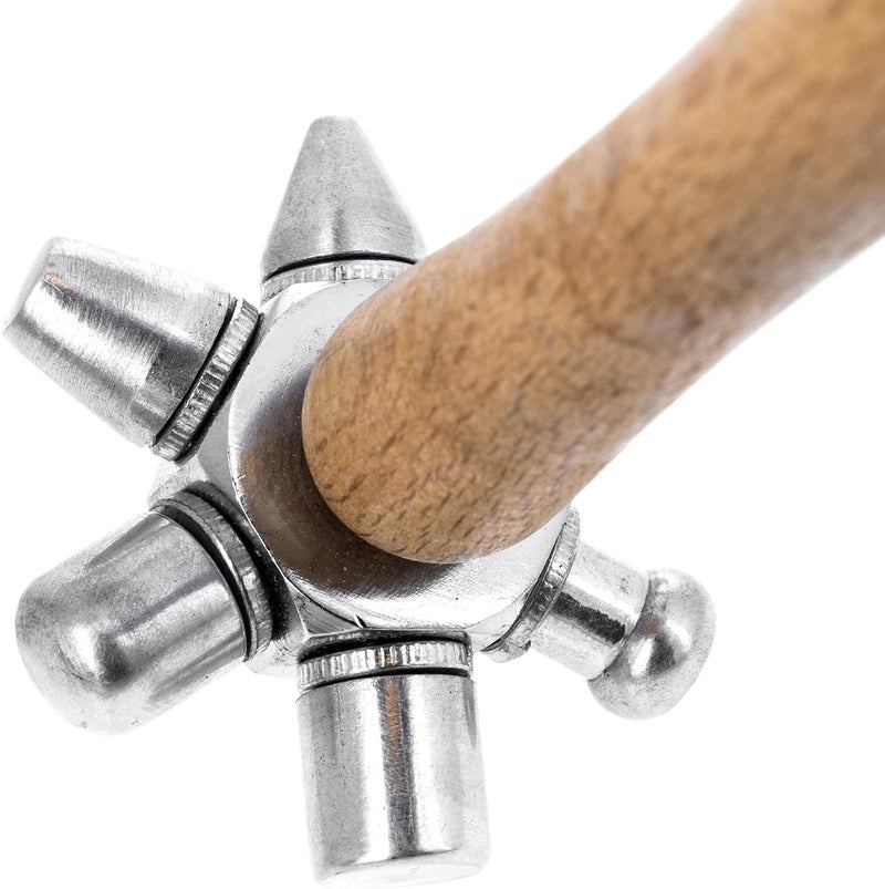 Universal Tool 6 in 1 Multi-head Specialty Jewelry Hammer - Image 5